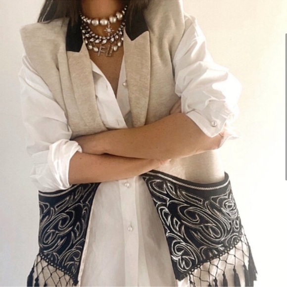 DYLAN LEX VEST WITH EMBROIDERY NEW NWT NIB DYLANLEX M - Picture 2 of 9